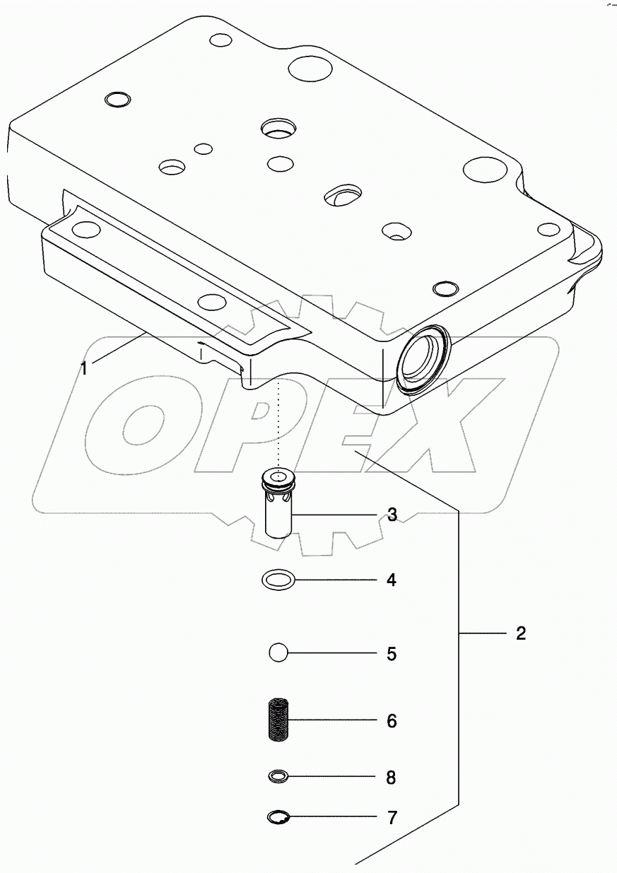 PLATE ASSEMBLY - VALVE MOUNTING, TOP