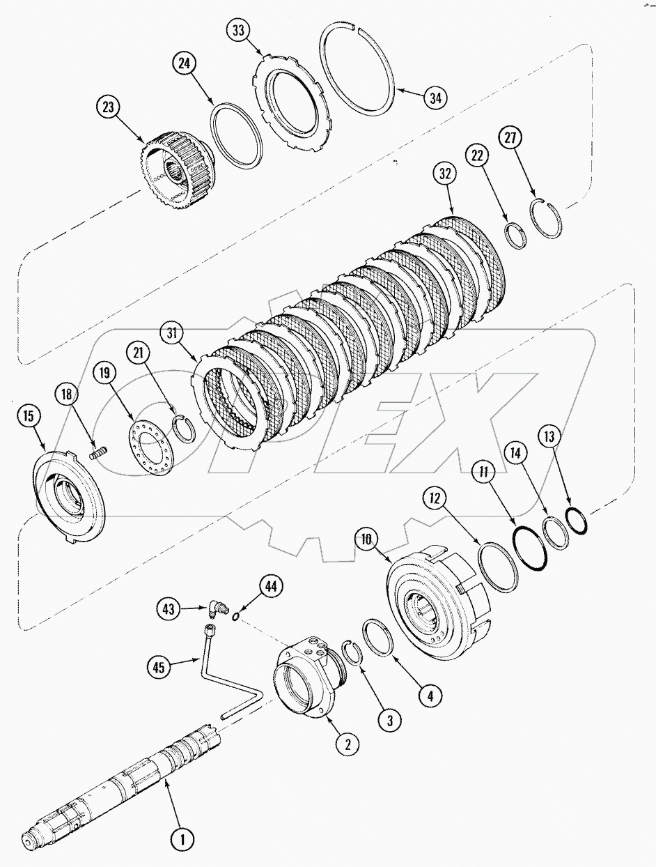RANGE TRANSMISSION - MASTER CLUTCH