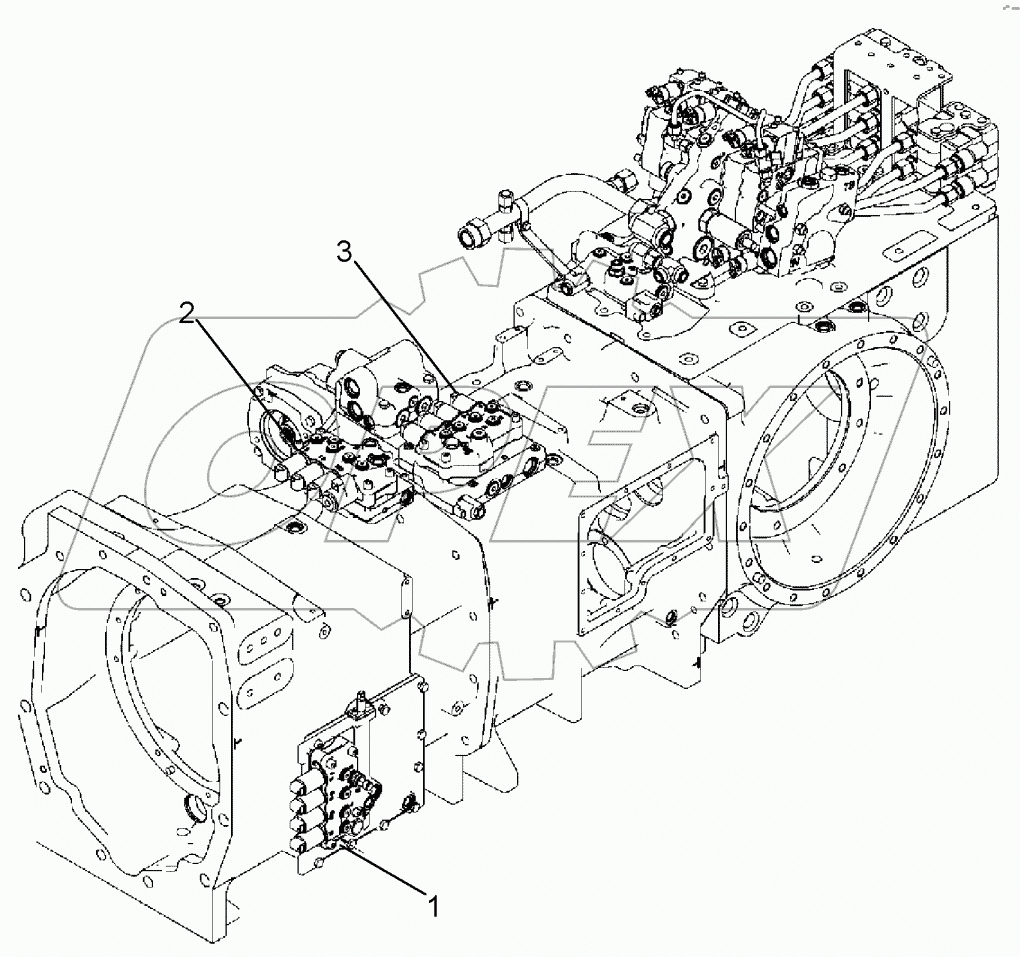TRANSMISSION CONTROL VALVE LOCATION