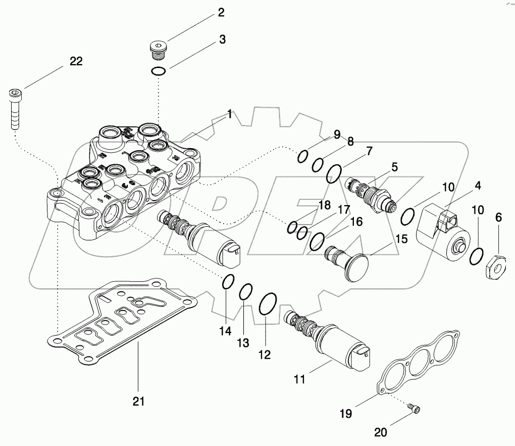 VALVE ASSEMBLY - TRANSMISSION CONTROL (450724A2)