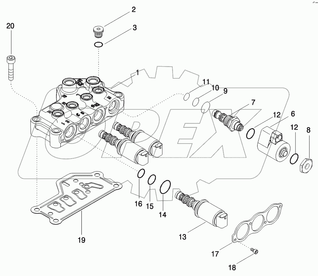 VALVE ASSEMBLY - TRANSMISSION CONTROL (450728A2)