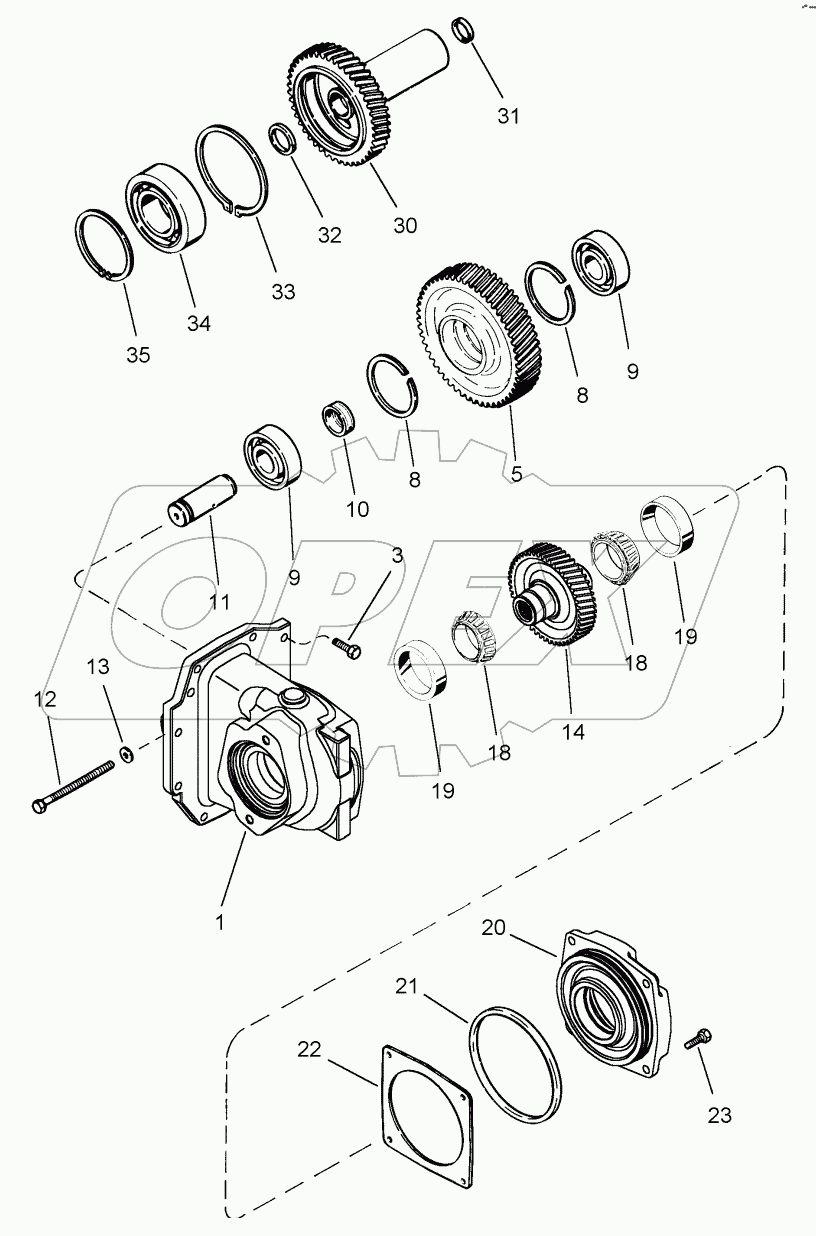TRANSMISSION - PUMP DRIVE