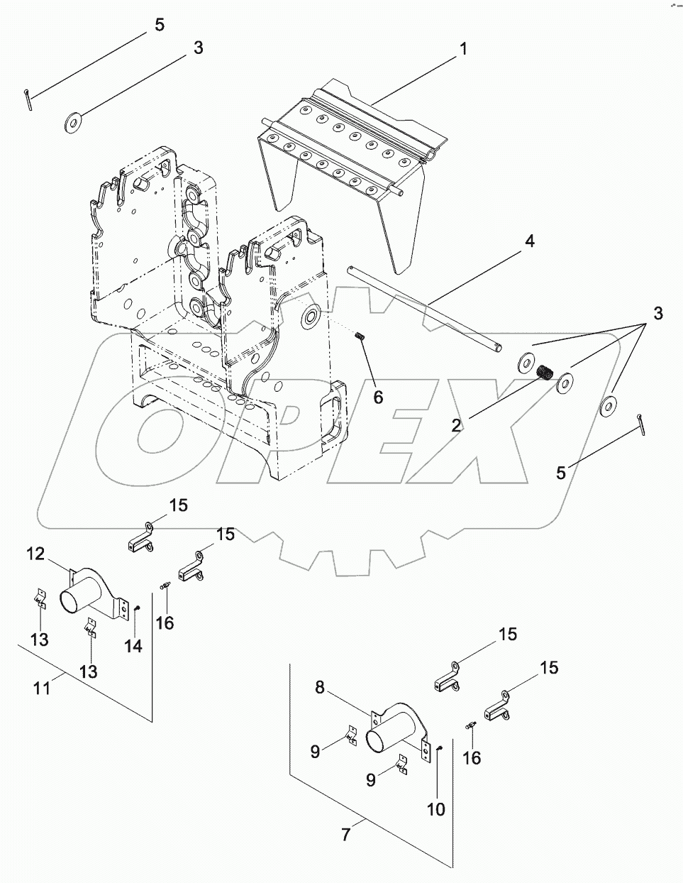 POWER TAKE OFF ASSEMBLY - SHIELDS