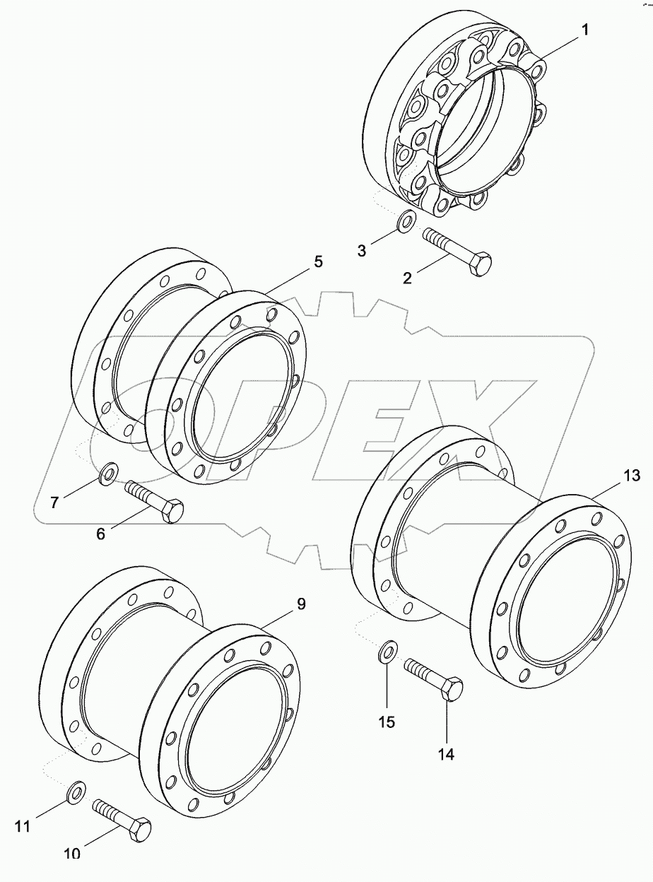 SPACER - DUAL REAR WHEELS