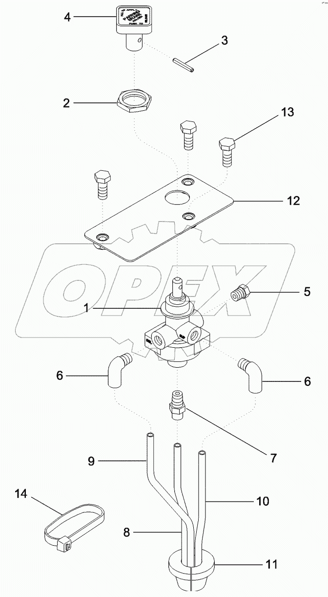 TRAILER BRAKES - PNEUMATIC, HAND CONTROL VALVE