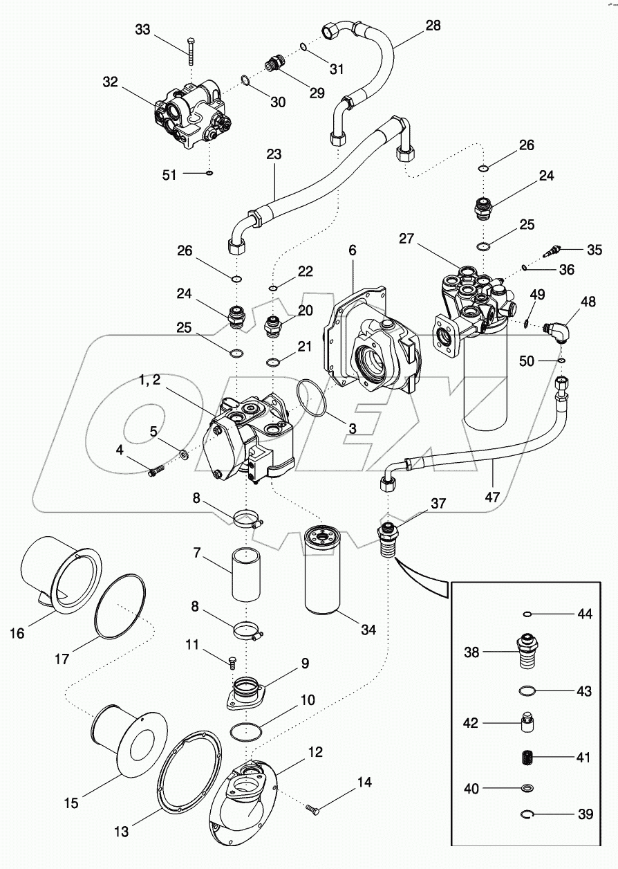 HYDRAULIC SYSTEM - CHARGE PUMP