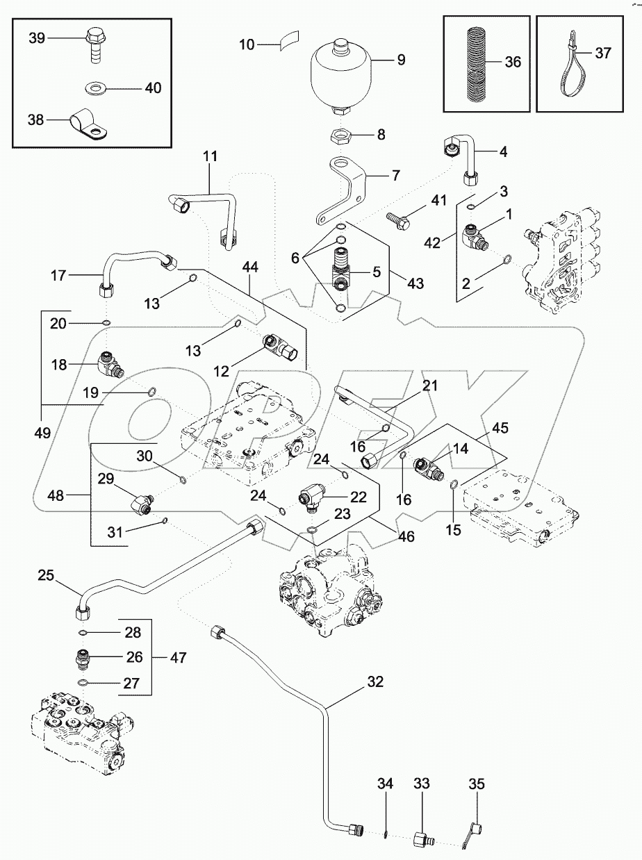 HYDRAULIC SYSTEM - REGULATED PRESSURE