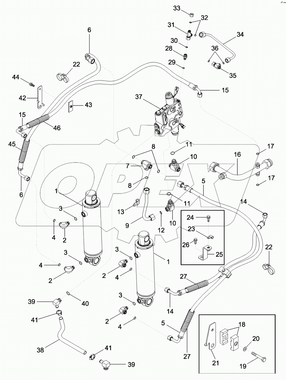 HYDRAULIC SYSTEM - HITCH
