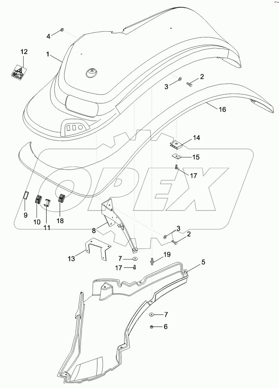 FENDERS - REAR, EXTRA WIDE