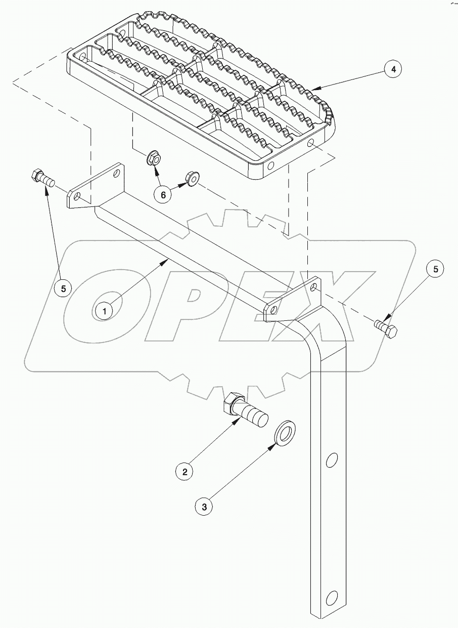CAB - FRONT WINDOW STEP