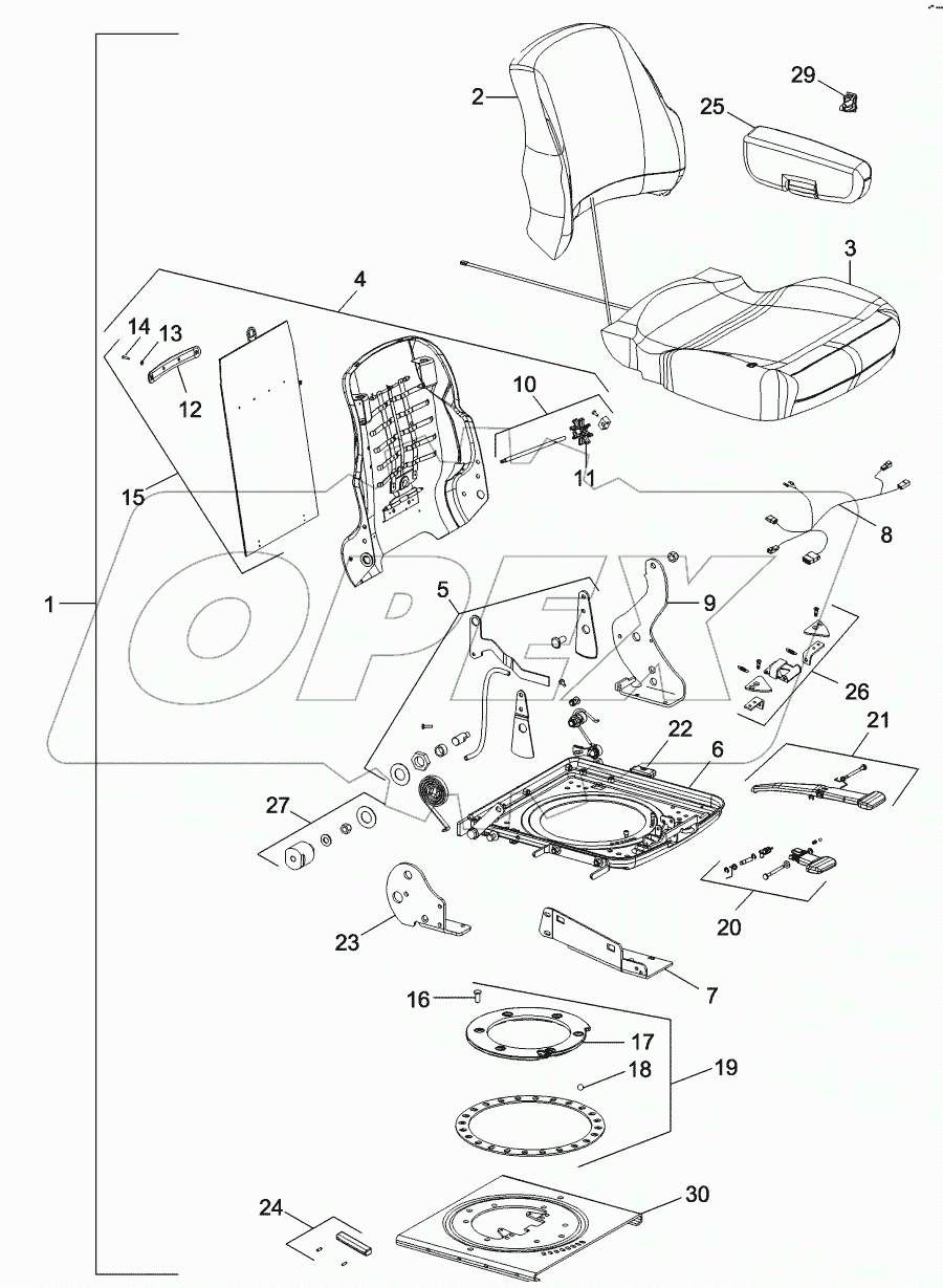 CUSHION ASSEMBLY - SEAT