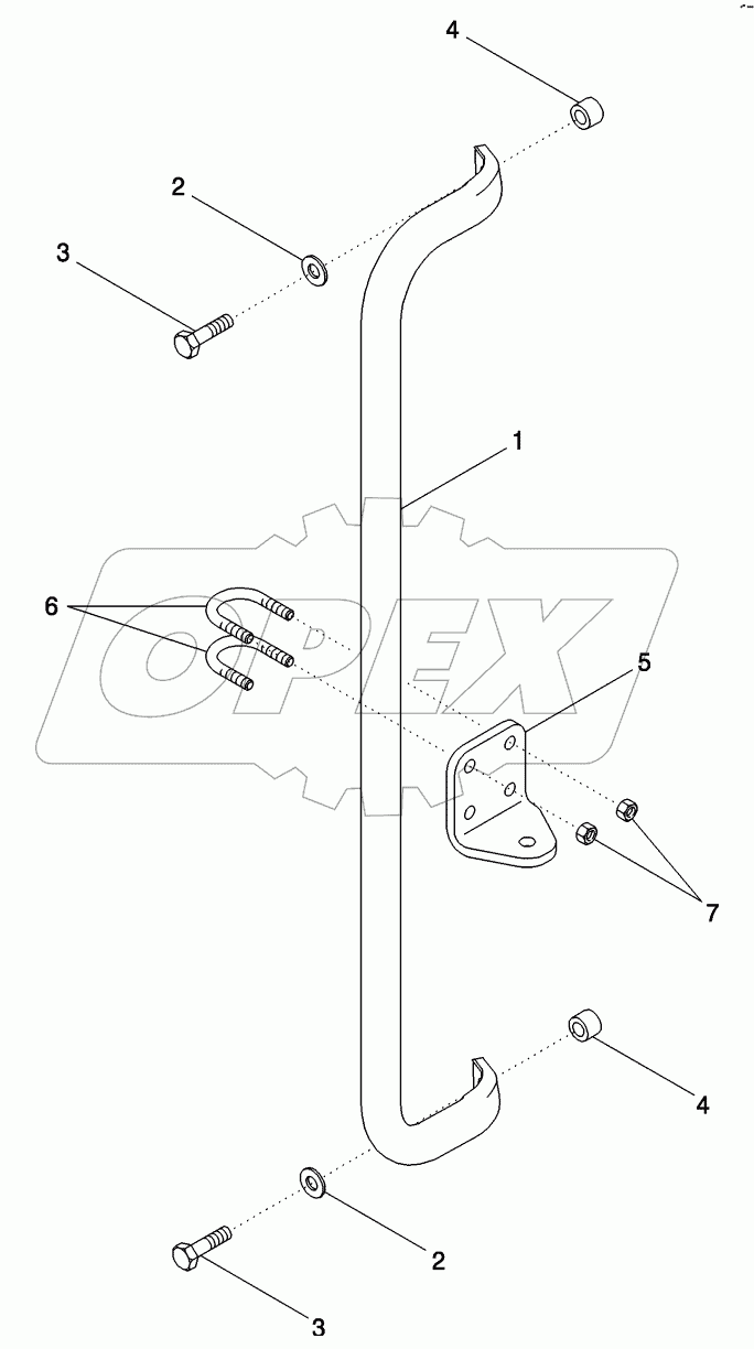 MONITOR MOUNTING - CAB A POST