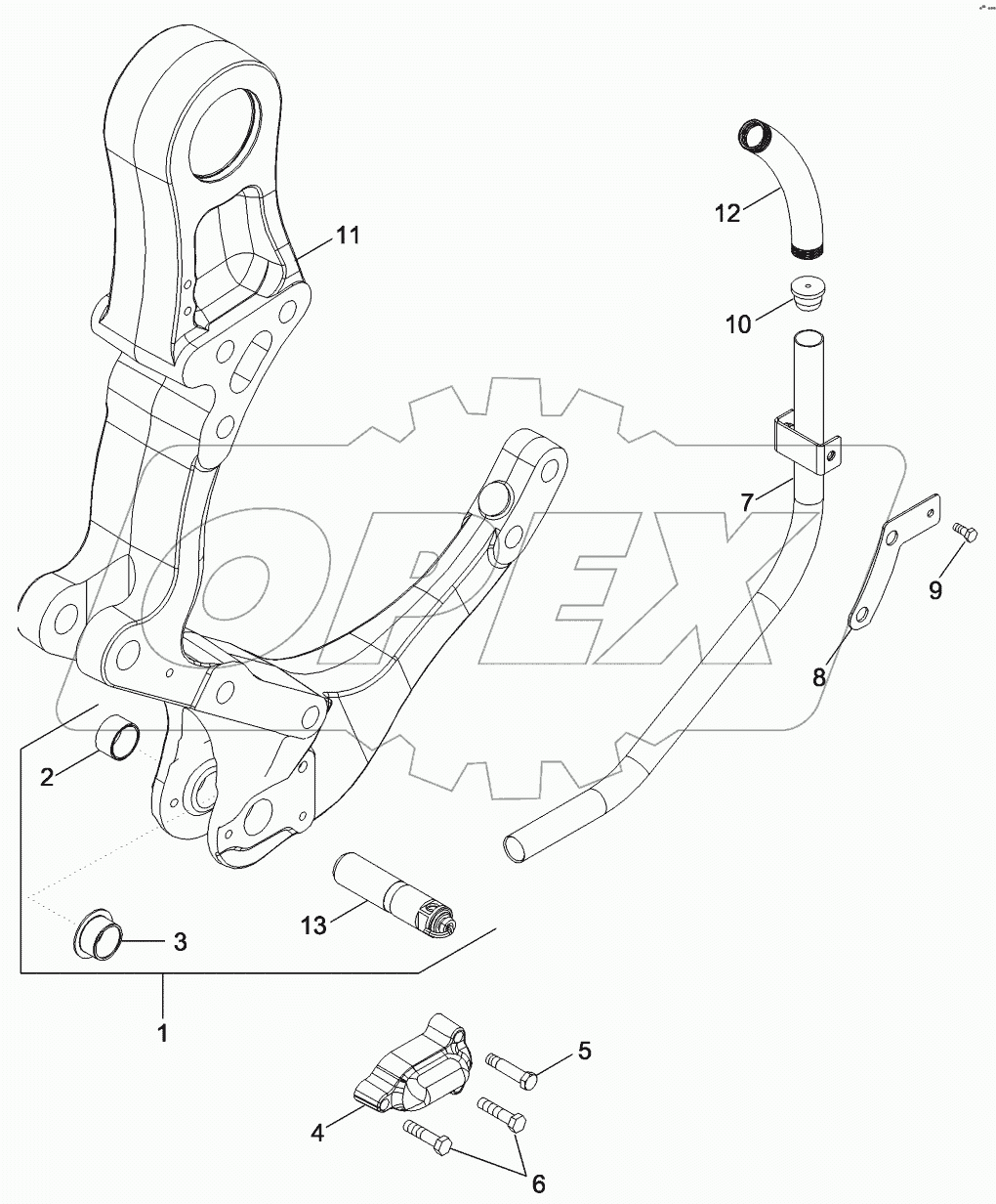 HITCH - DRAFT CONTROL PINS