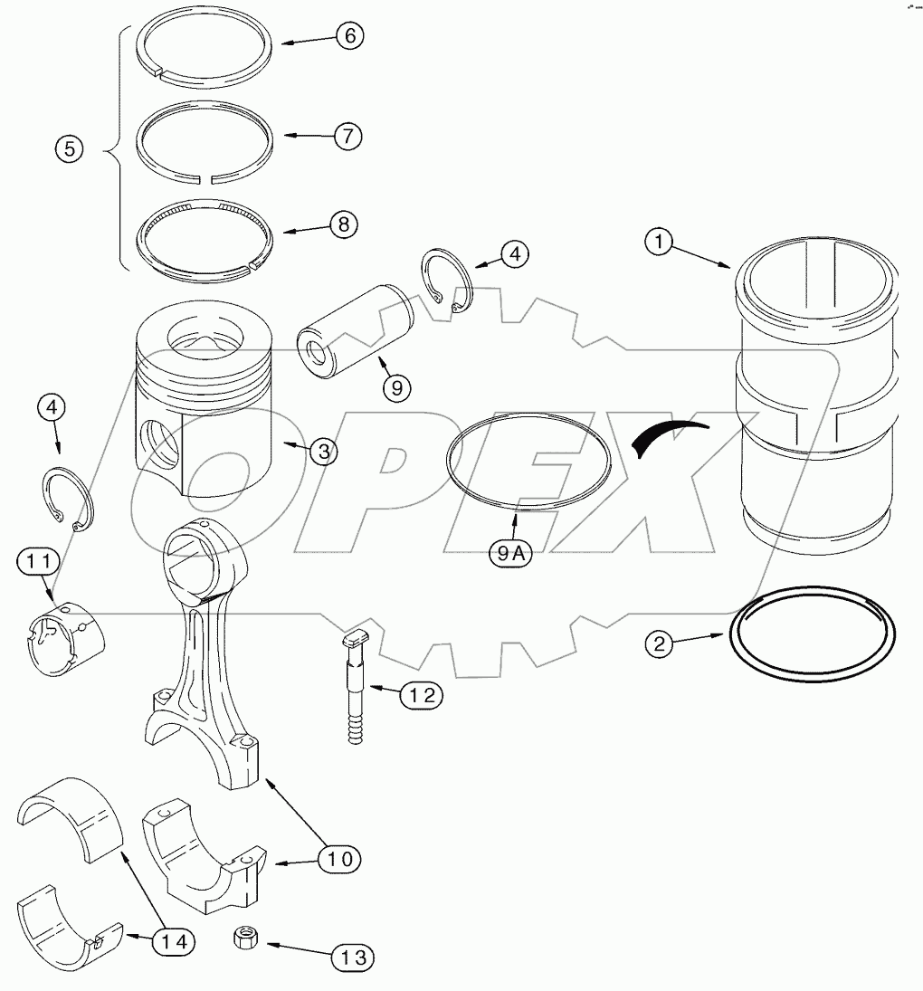 PISTONS - CONNECTING RODS