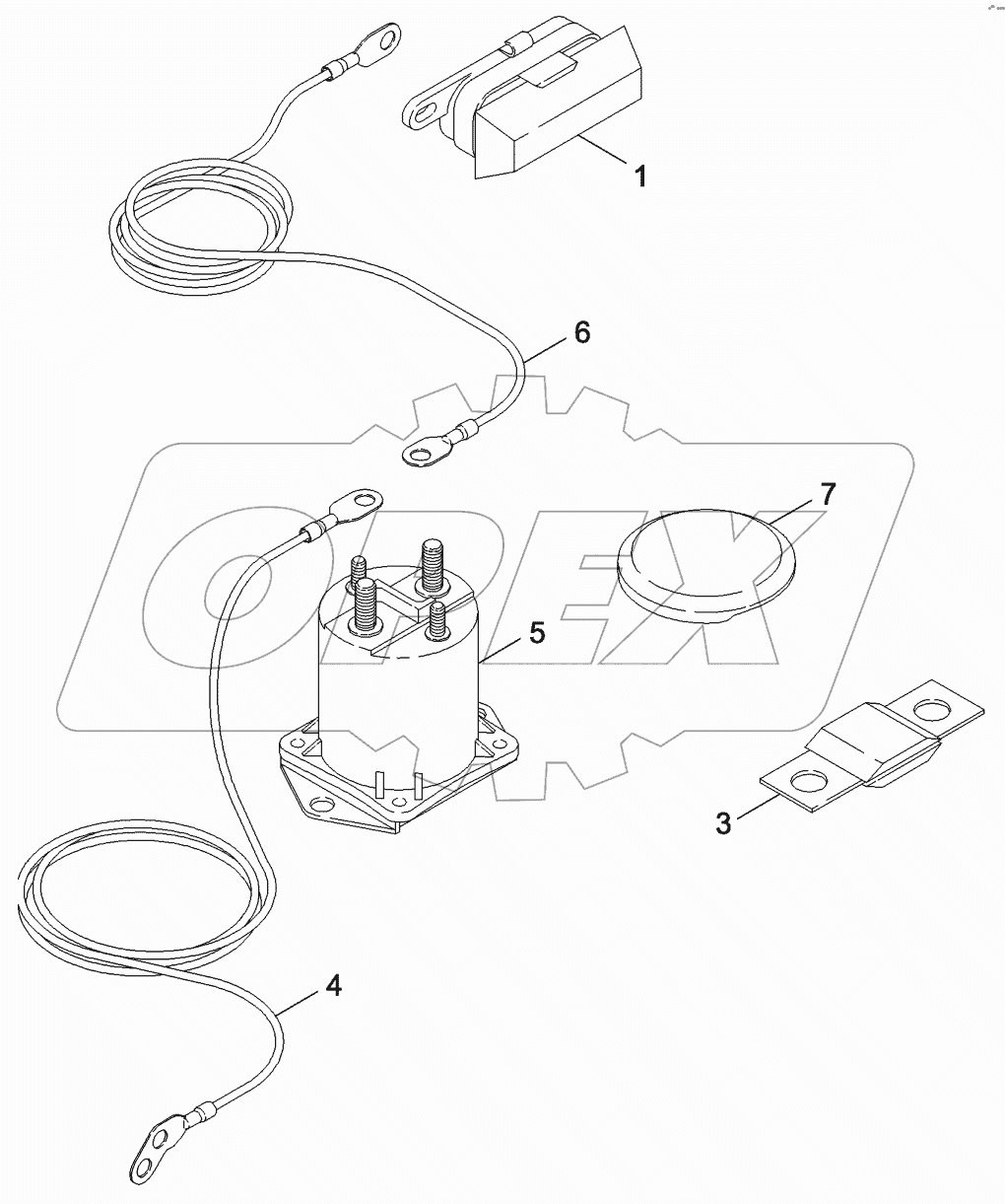 SOLENOID AND CABLES - GRID HEATER