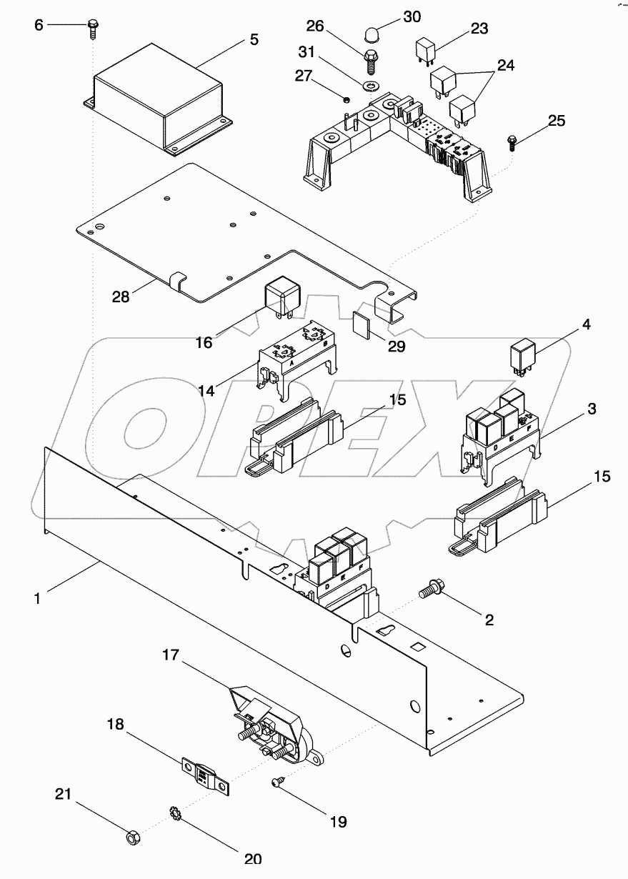 ELECTRICAL COMPONENT MOUNTING