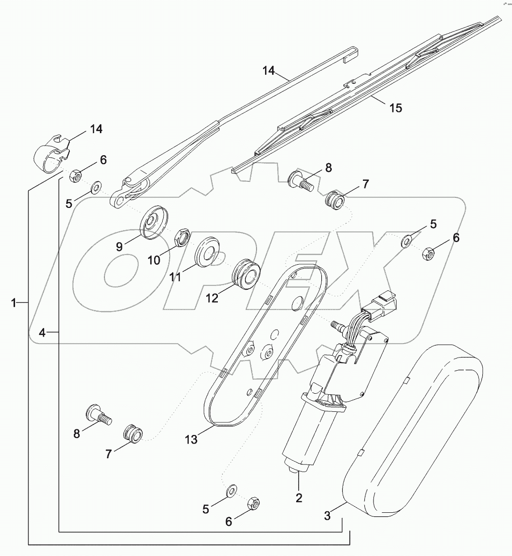 RIGHT HAND WINDOW WIPER