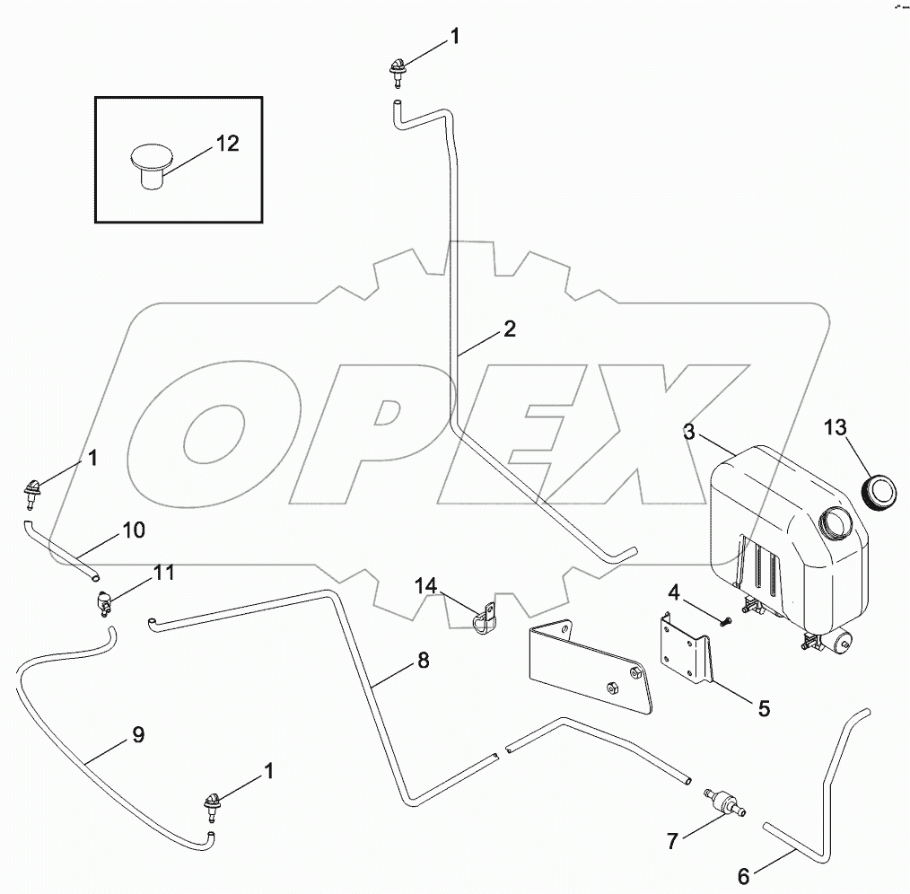 WINDSHIELD WASHER - FRONT AND REAR