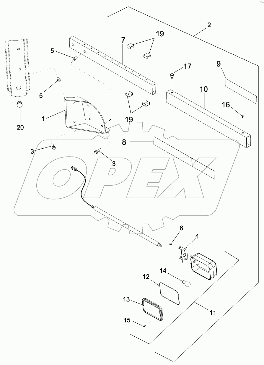 LAMPS - WIDE TRANSPORT, ADJUSTABLE