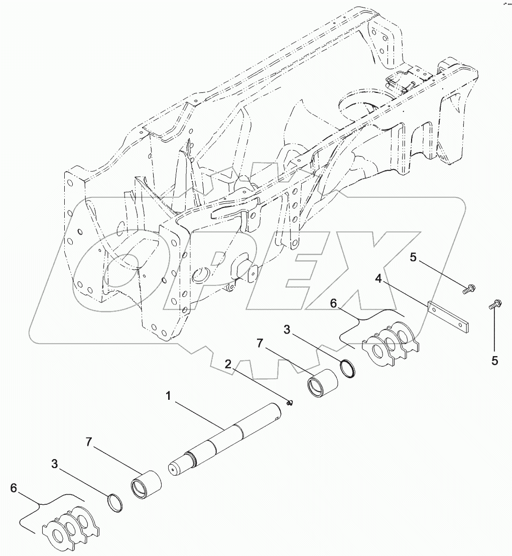 FRONT AXLE - MOUNTING, MFD