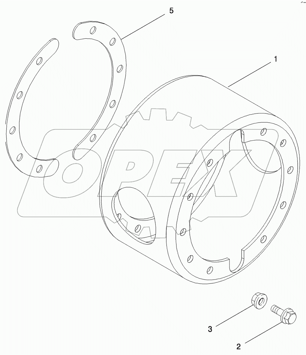 SPACER - DUAL FRONT WHEELS