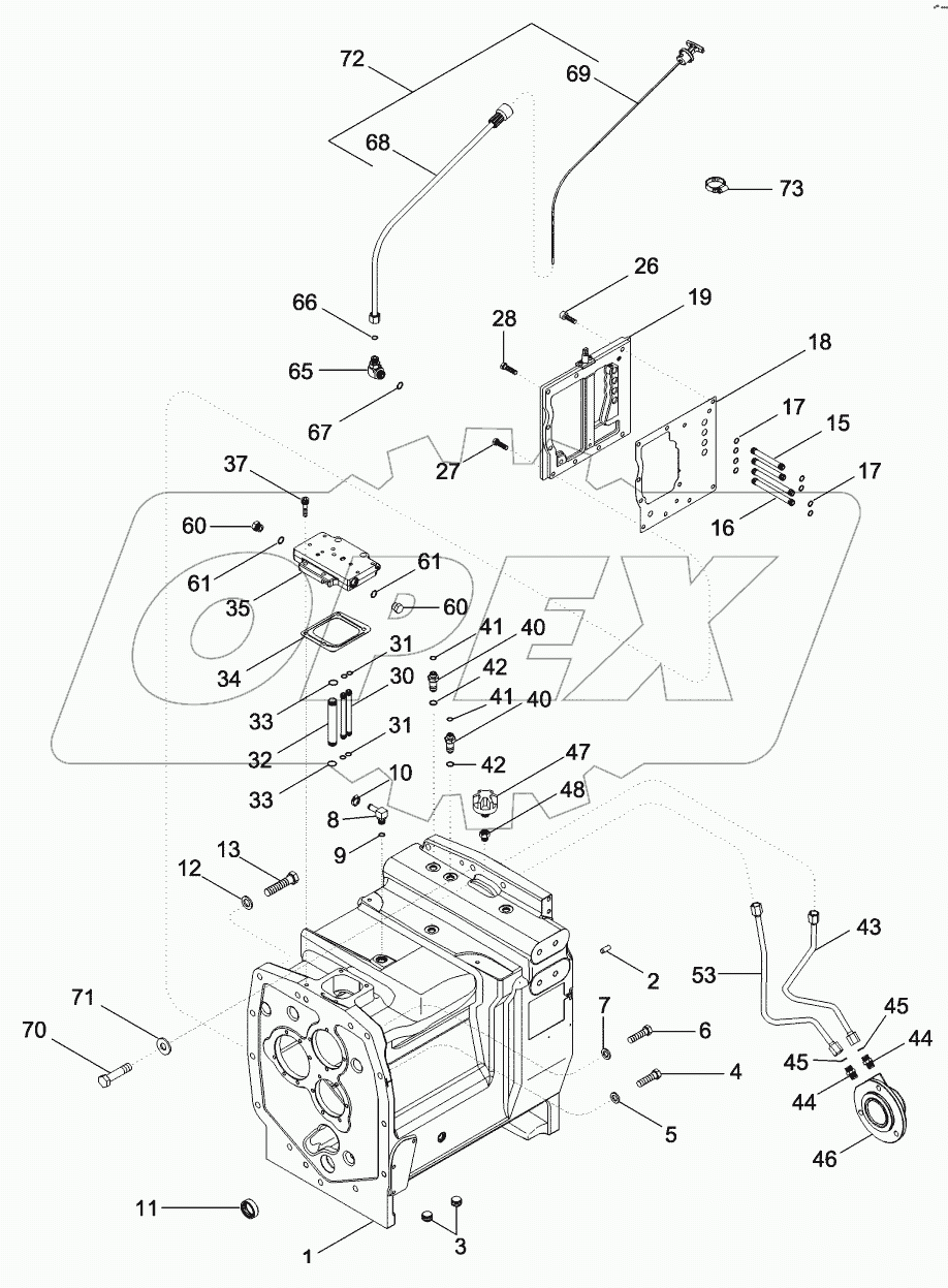SPEED TRANSMISSION - HOUSING