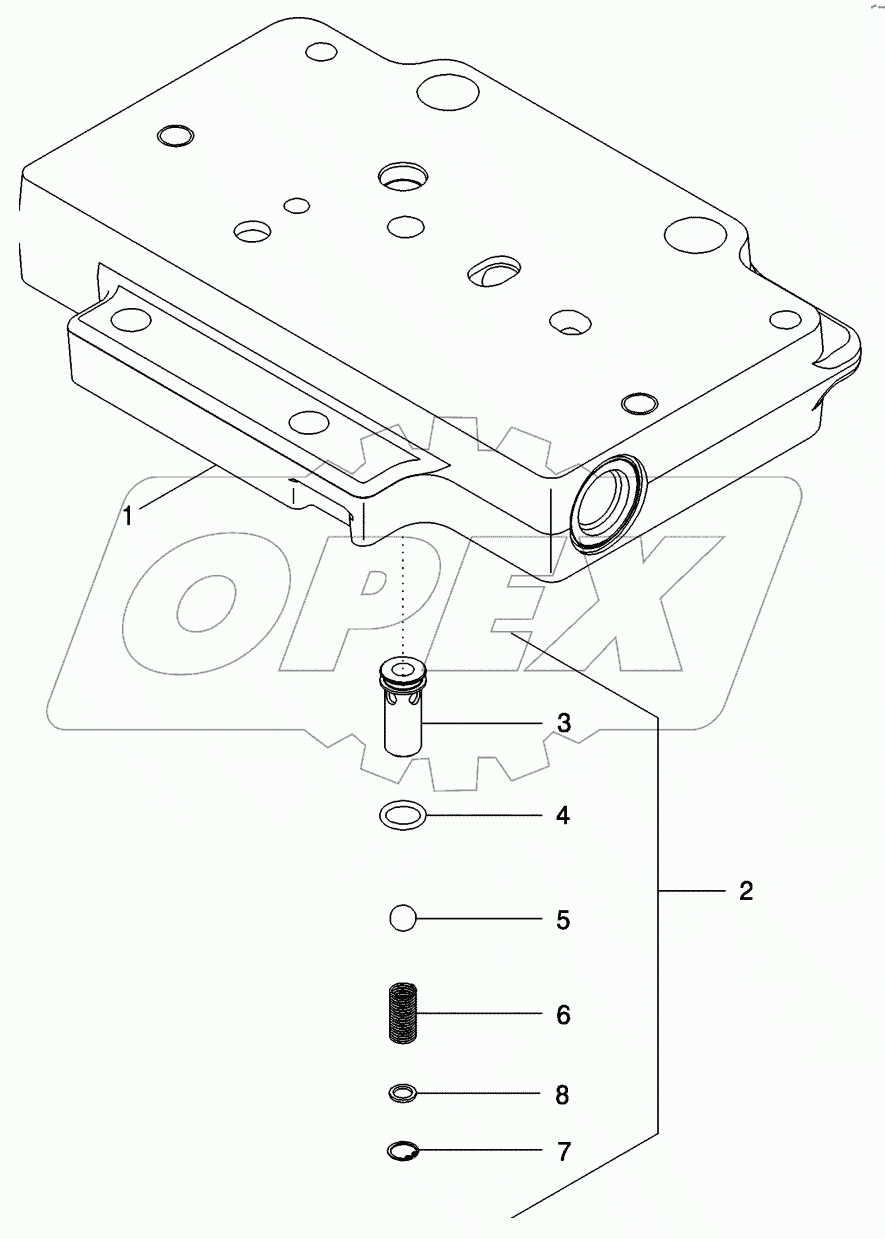 PLATE ASSEMBLY - VALVE MOUNTING, TOP