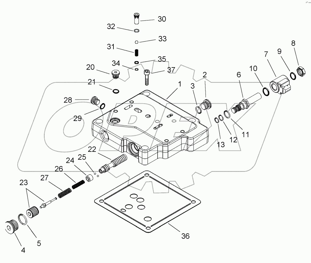 VALVE ASSY - INCHING
