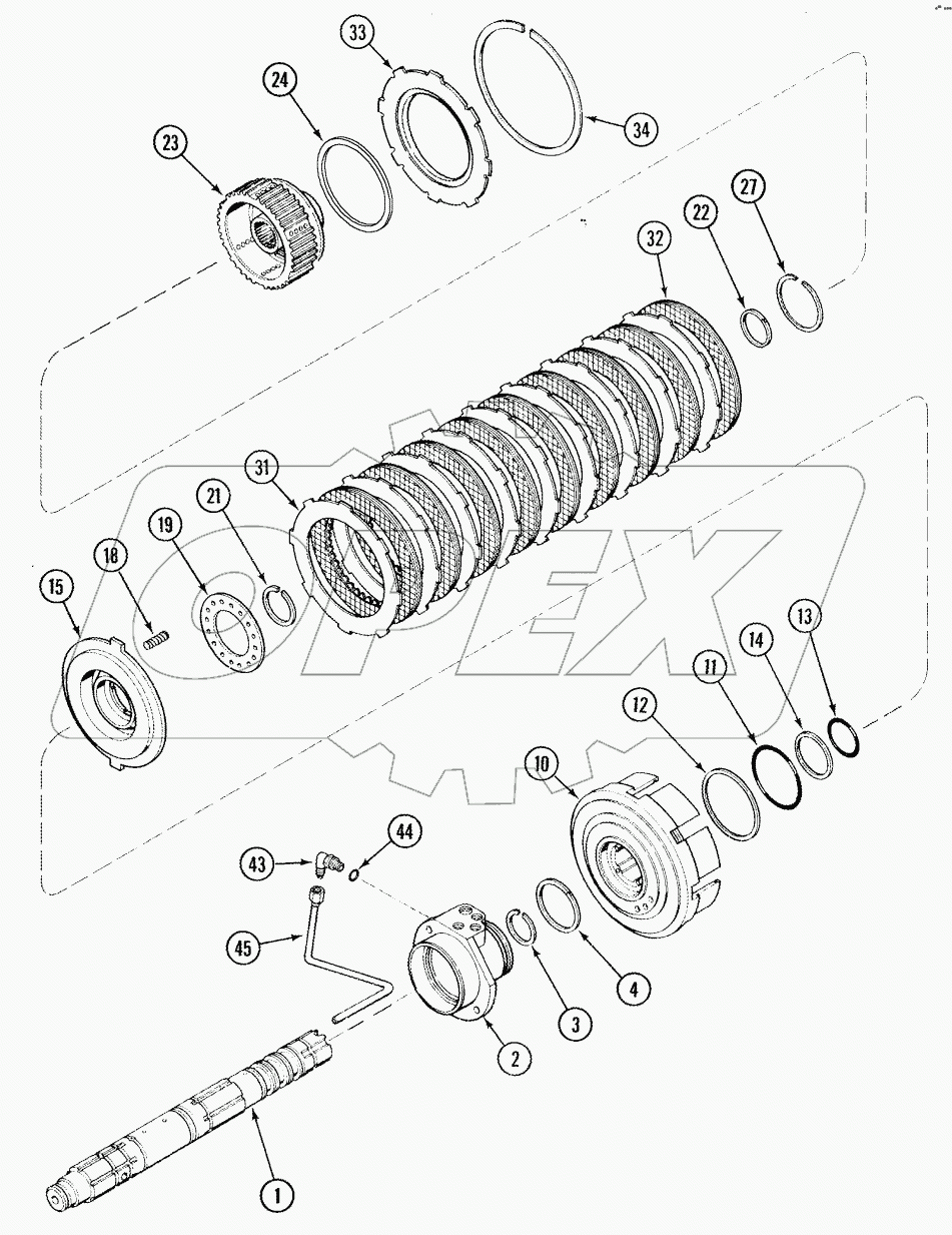 RANGE TRANSMISSION - MASTER CLUTCH