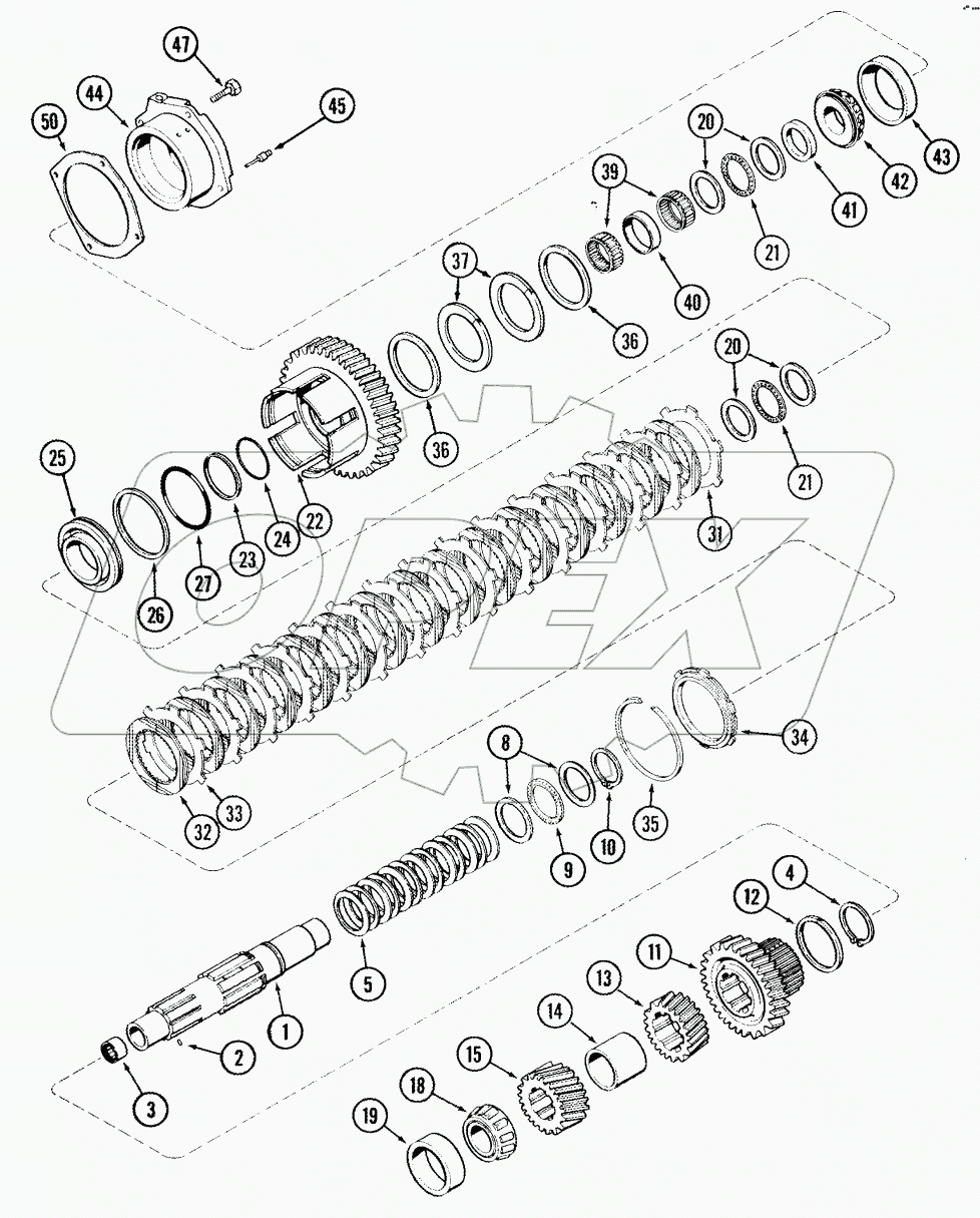 RANGE TRANSMISSION - COUNTERSHAFT