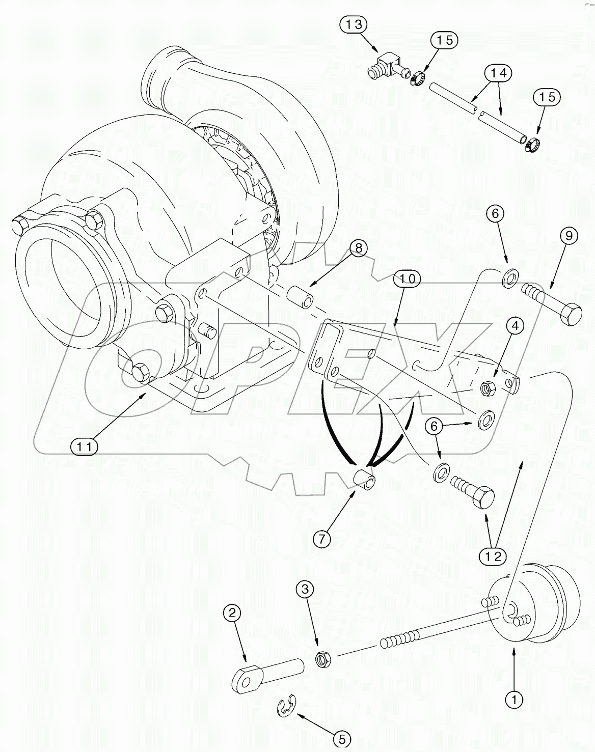 WASTEGATE ACTUATOR, MX255 AND MX285