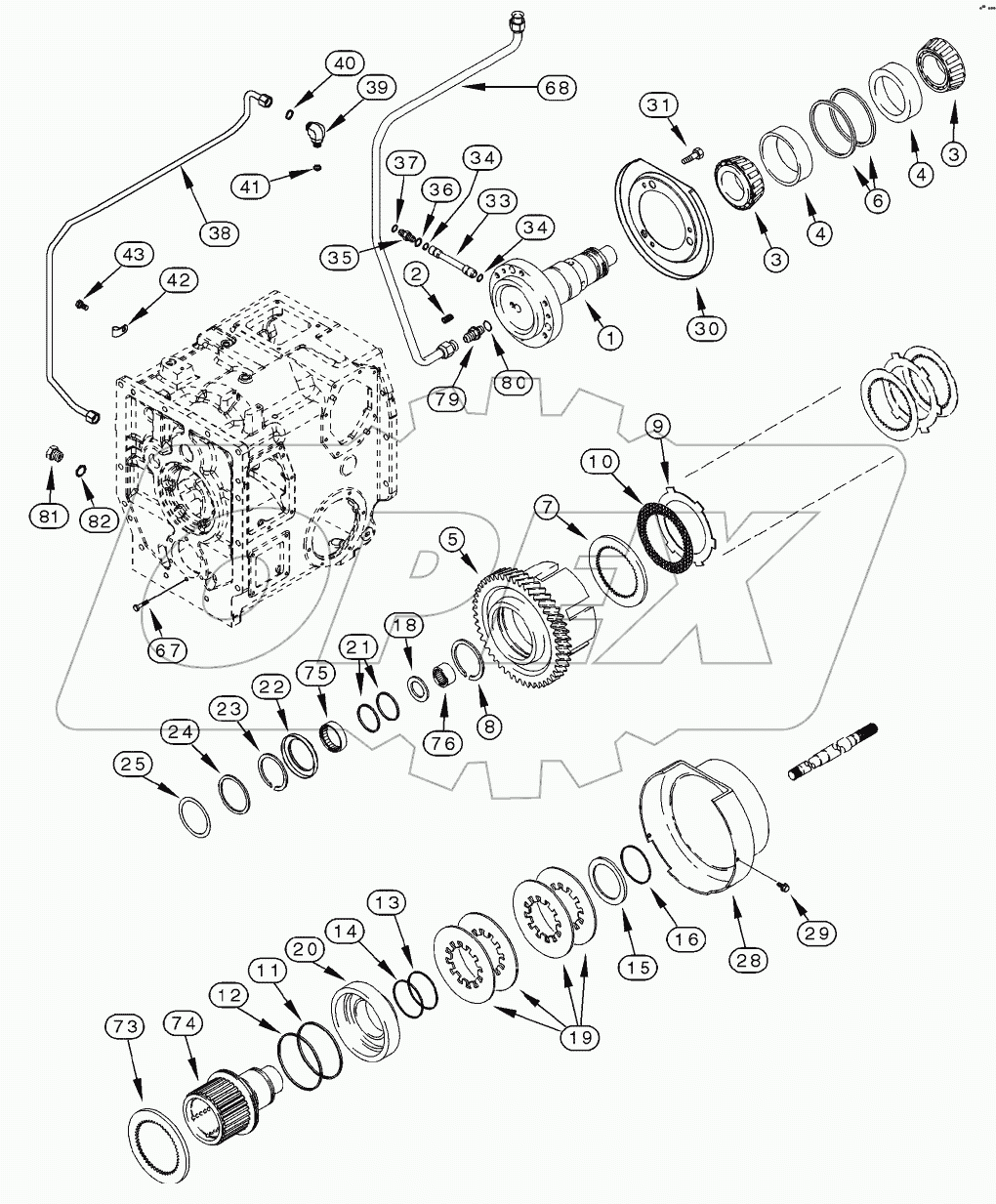 RANGE TRANSMISSION - MFD CLUTCH