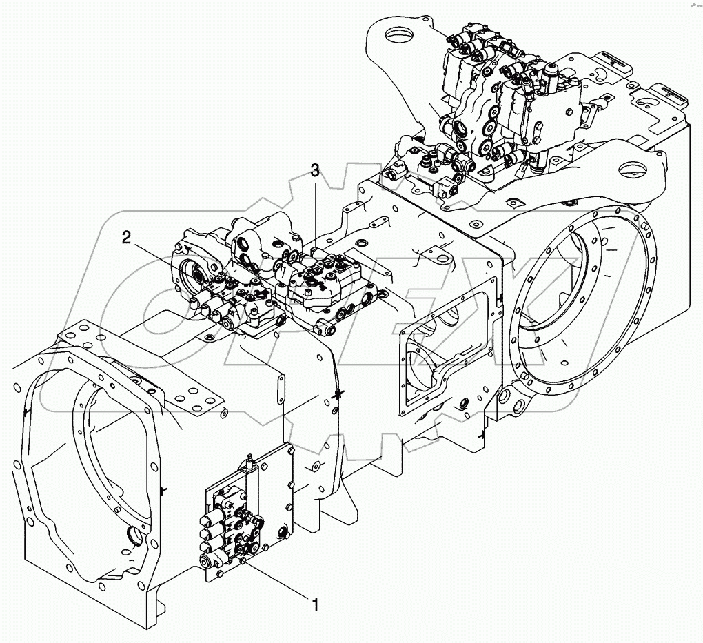 TRANSMISSION CONTROL VALVE LOCATION