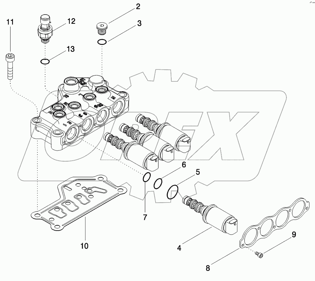 VALVE ASSEMBLY - TRANSMISSION CONTROL (450729A2)