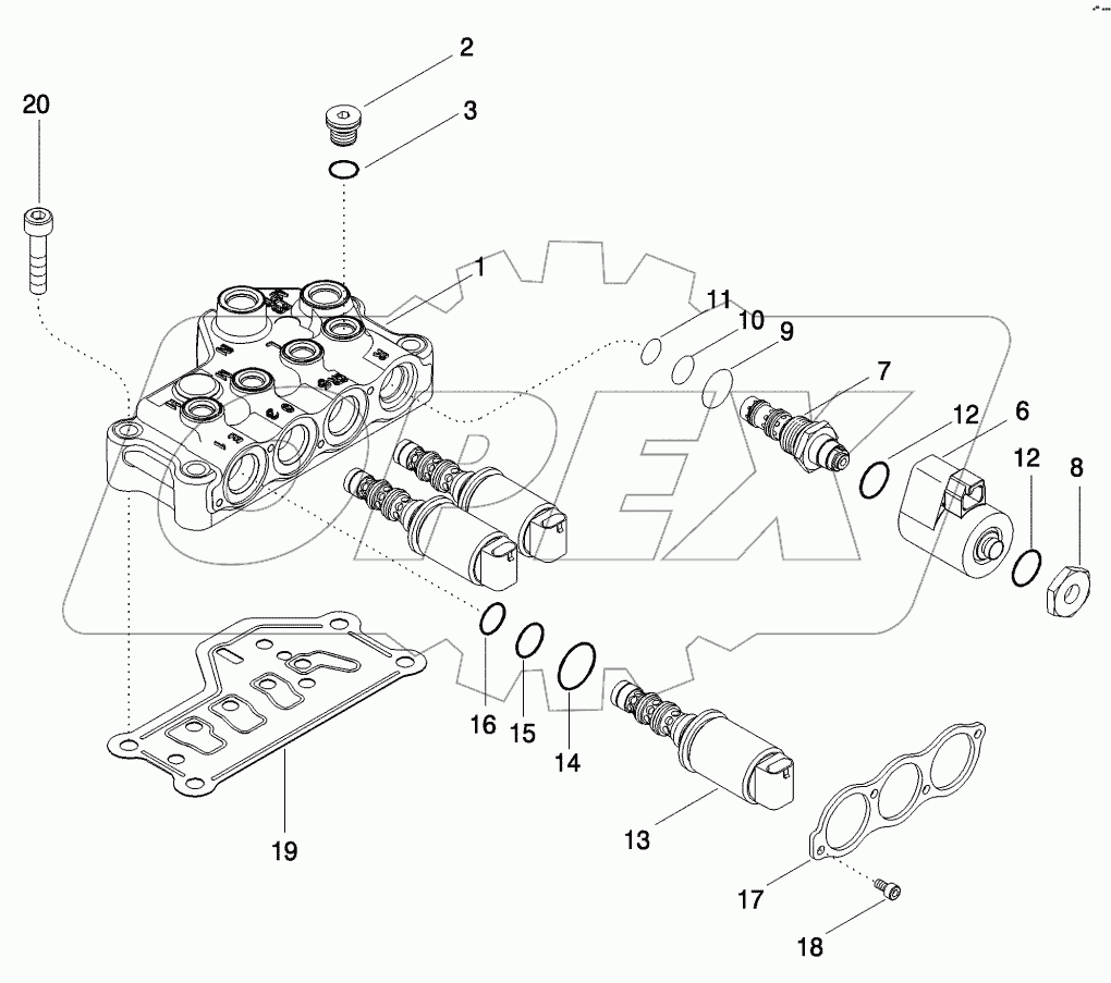 VALVE ASSEMBLY - TRANSMISSION CONTROL (450728A2)