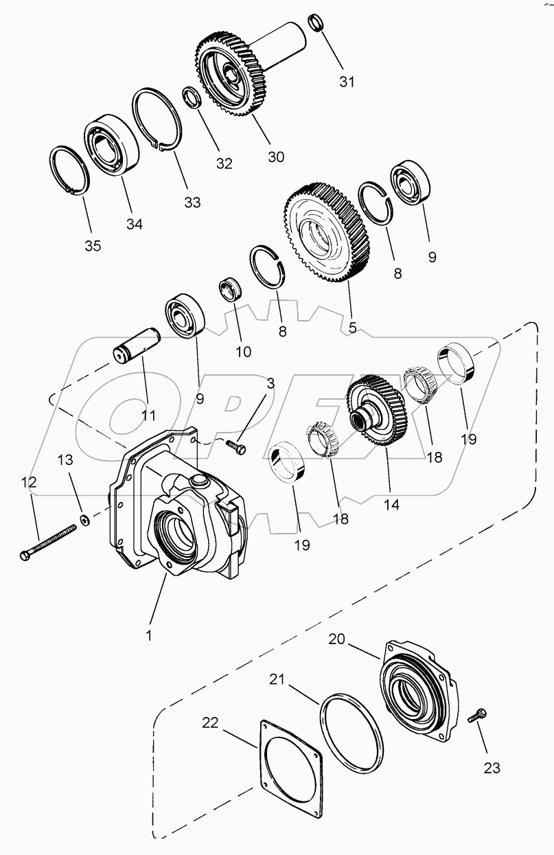 TRANSMISSION - PUMP DRIVE