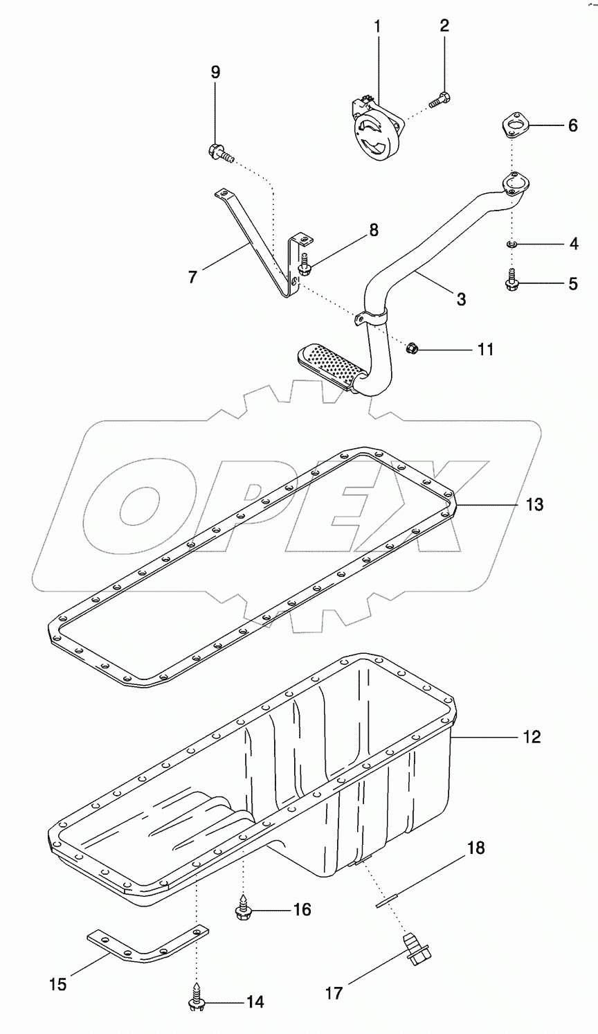 OIL PUMP AND OIL PAN