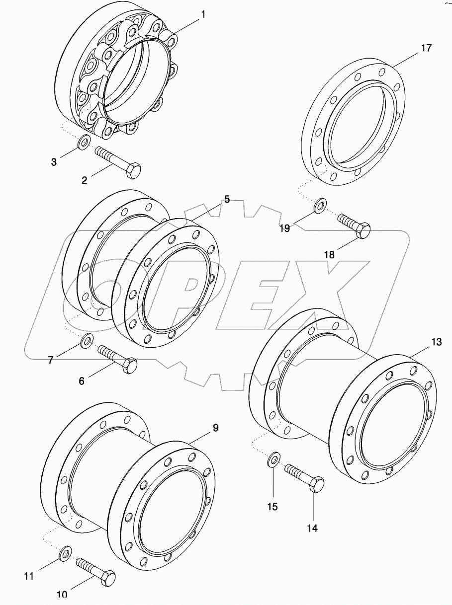 SPACER - DUAL REAR WHEELS