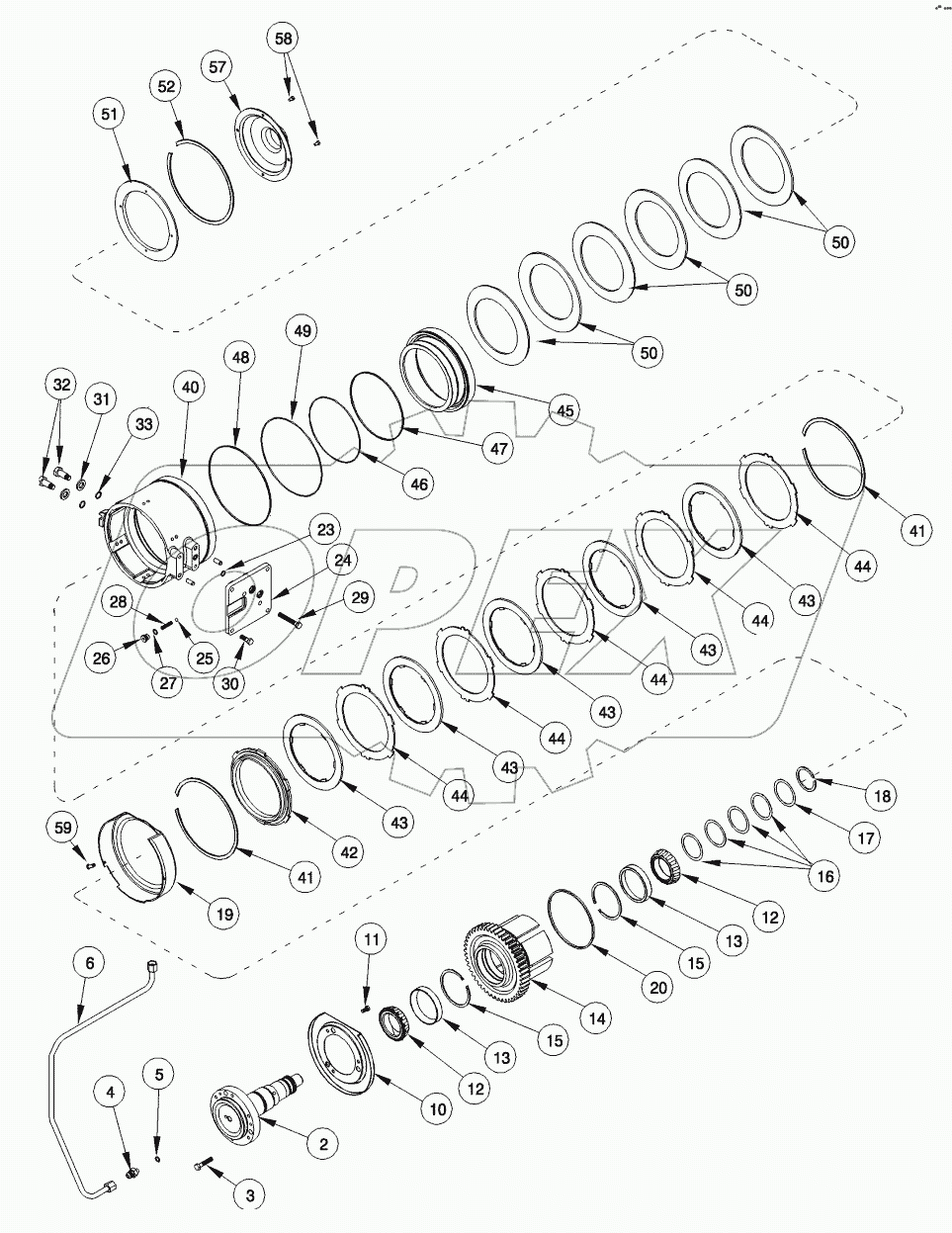 PARK AND EMERGENCY BRAKE - BRAKE ASSEMBLY