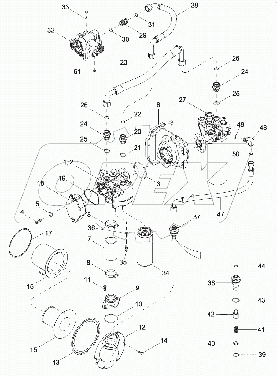 HYDRAULIC SYSTEM - CHARGE PUMP