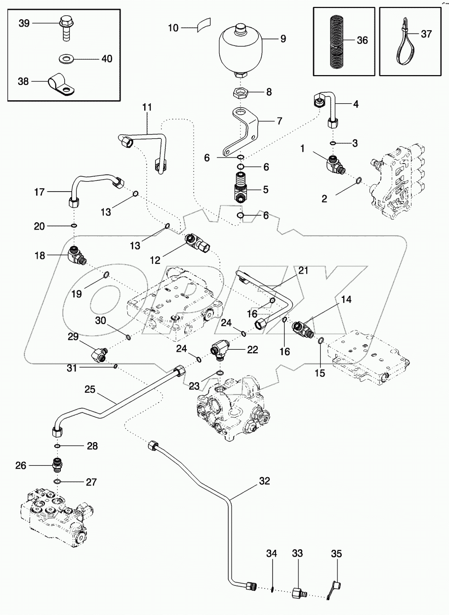 HYDRAULIC SYSTEM - REGULATED PRESSURE