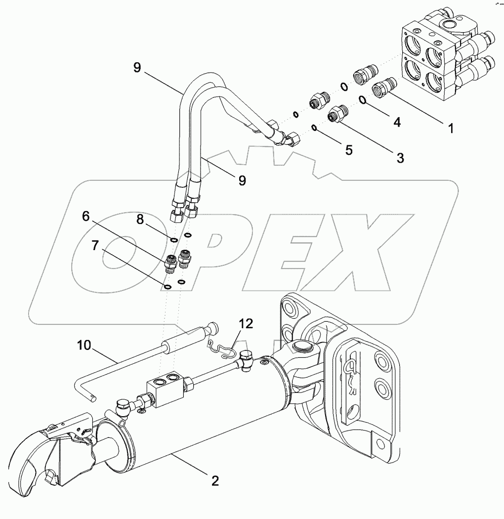 HYDRAULIC TOP LINK - HITCH