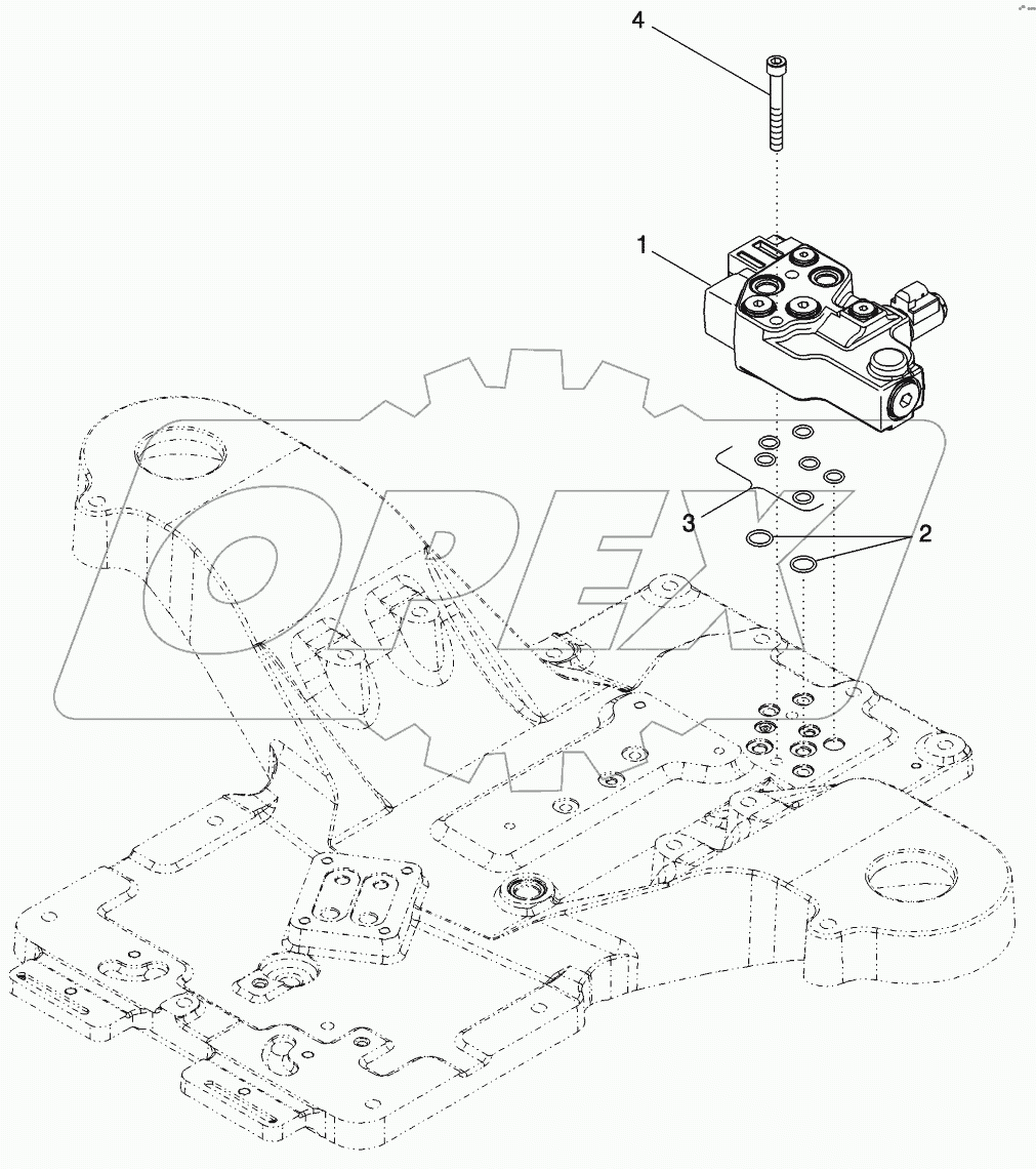HYDRAULIC SYSTEM - PTO/DIFFERENTIAL LOCK VALVE