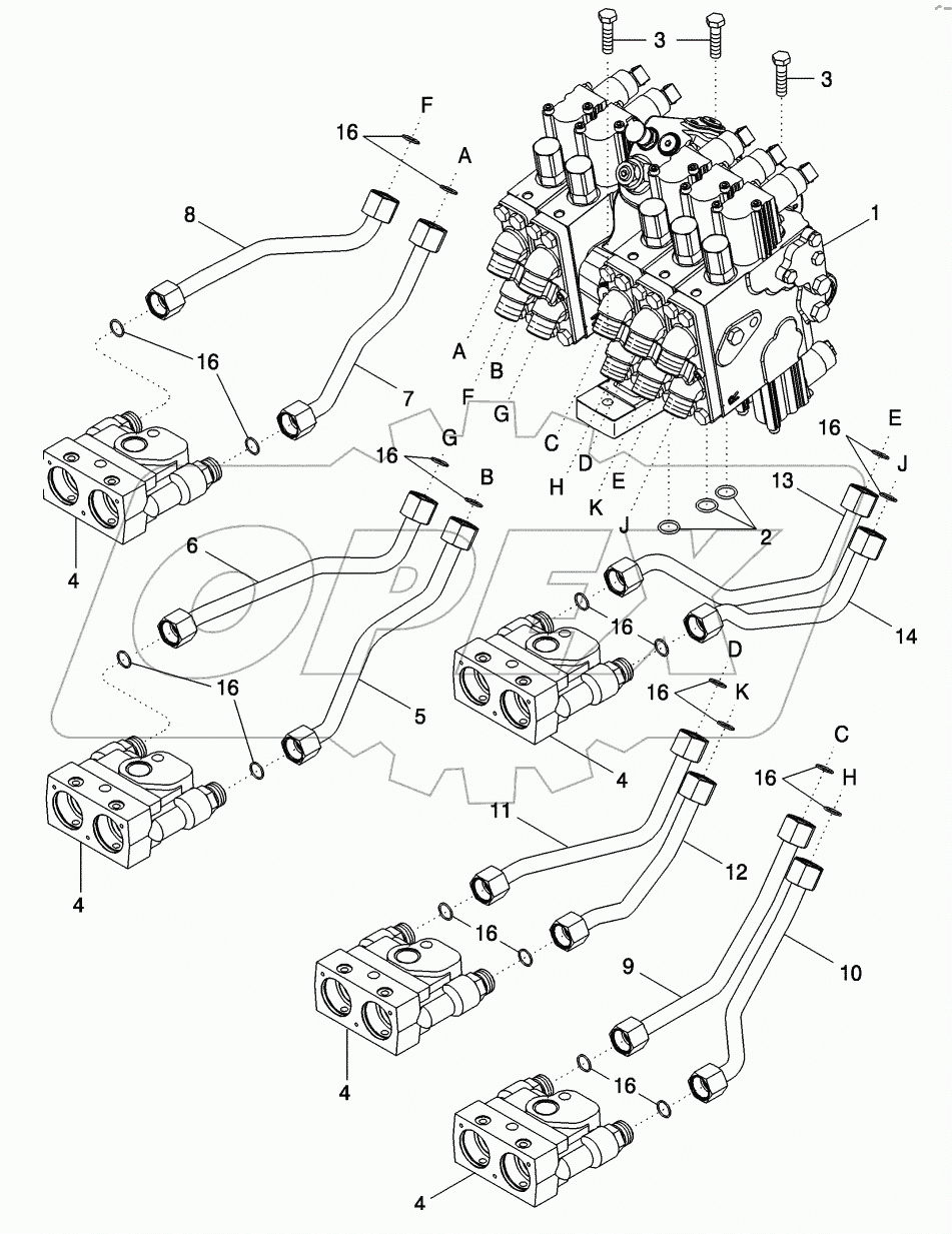 HYDRAULIC SYSTEM - REMOTE COUPLERS