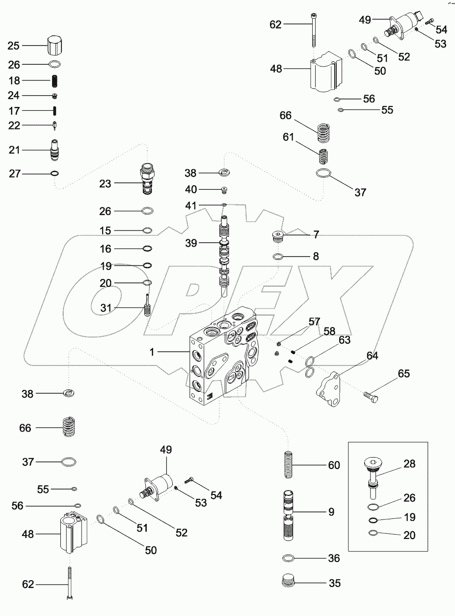 REMOTE HYDRAULIC CONTROL VALVE