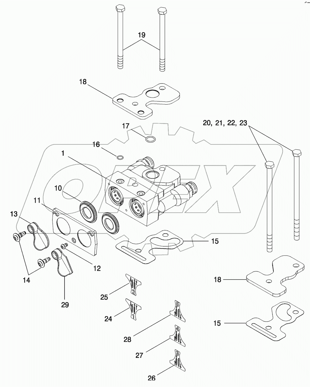 REMOTE HYDRAULIC COUPLING MOUNTING