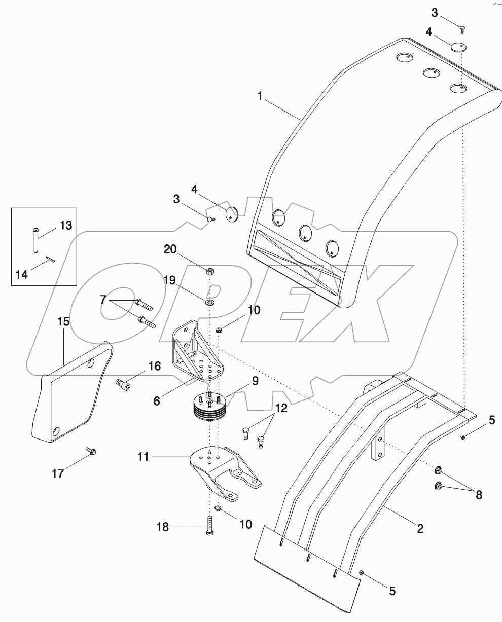 FENDERS - FRONT, WIDE