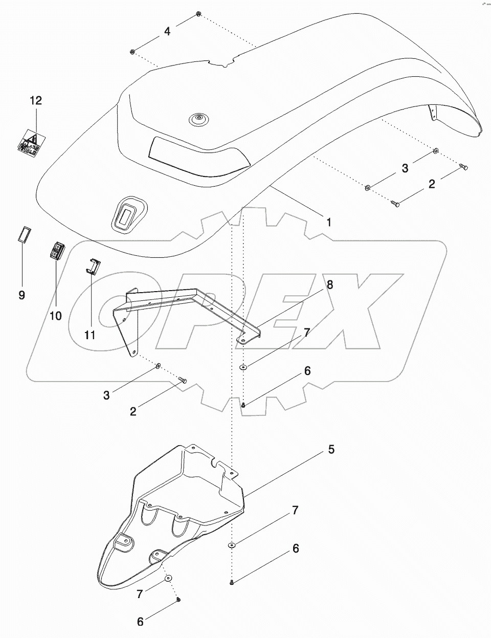 FENDERS - REAR, EXTRA WIDE