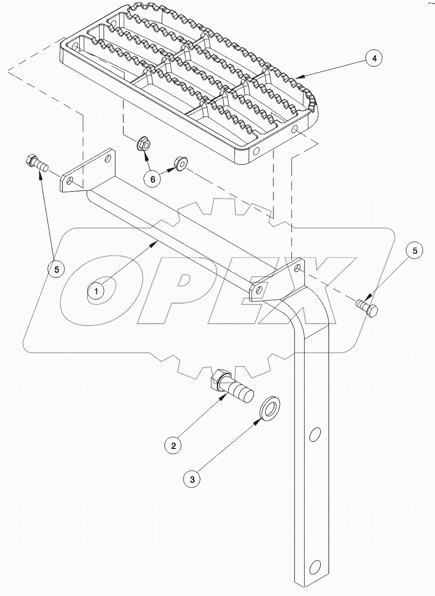 CAB - FRONT WINDOW STEP