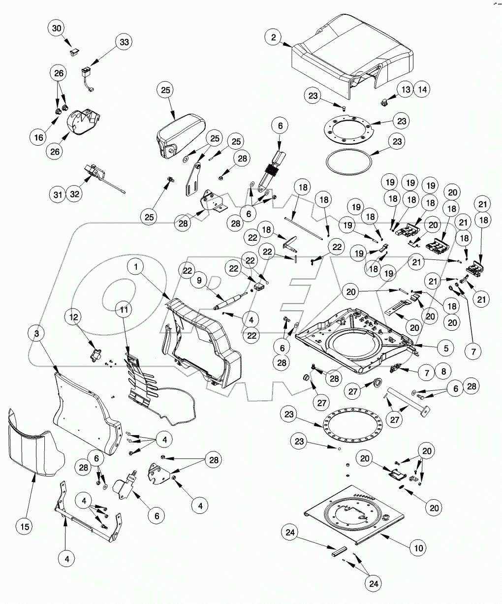 CUSHION ASSEMBLY - SEAT